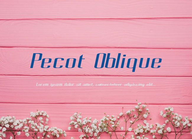 Pecot Oblique example